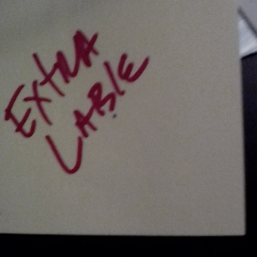 Extra shipping label